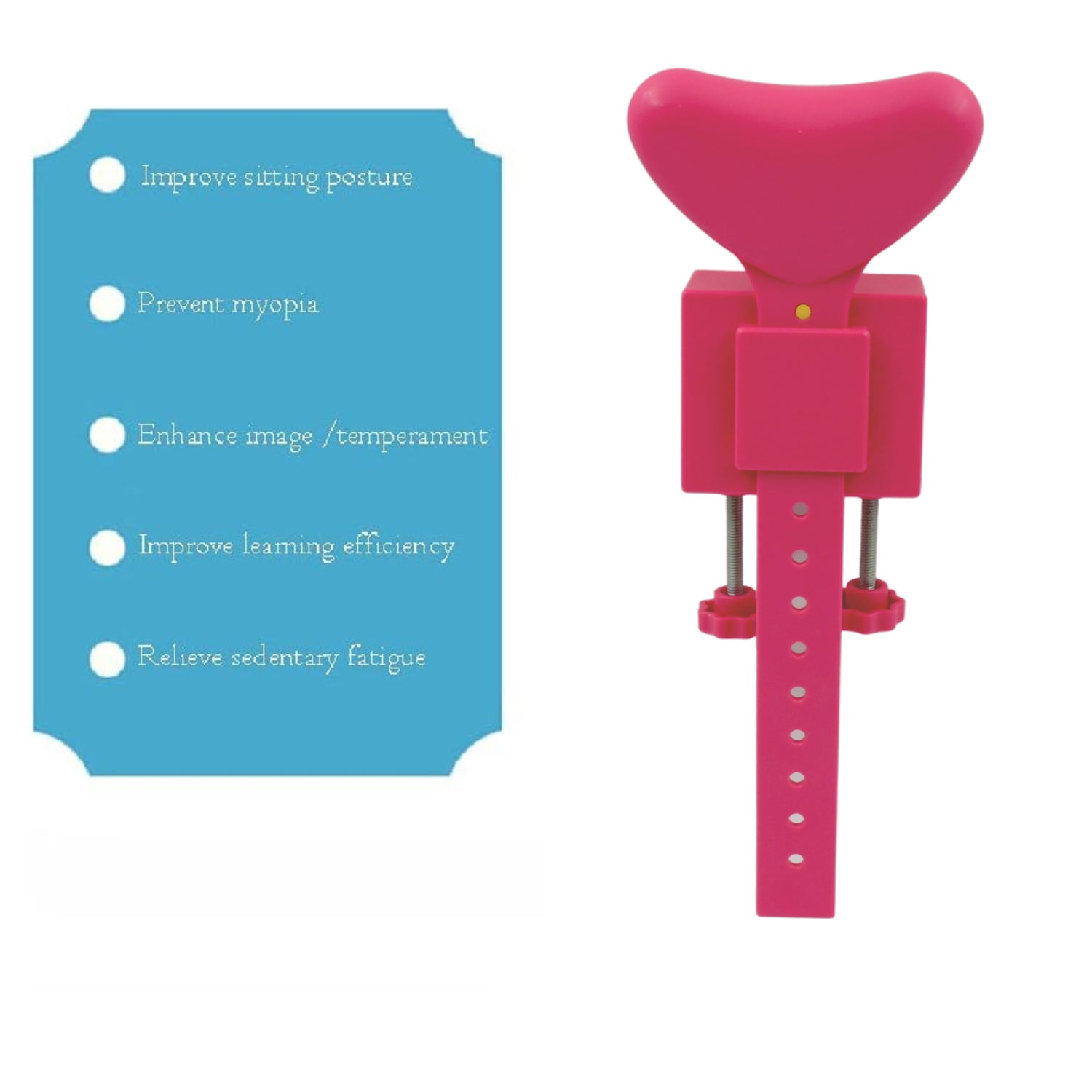 Student Sitting Posture Corrector Child Protector, Kids Sitting Posture Corrector for Reading Writing Adjustable Sitting Support Brace Eye Protection, School Gifts (1 Pc) Student Sitting Posture Corrector Child Protector, Kids Sitting Posture Corrector for Reading Writing Adjustable Sitting Support Brace Eye Protection, School Gifts (1 Pc)